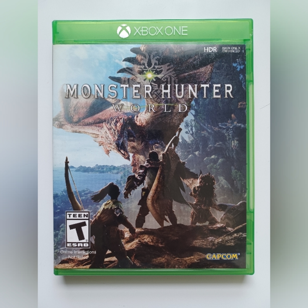 Monster Hunter World - Microsoft Xbox One 2018. Used complete